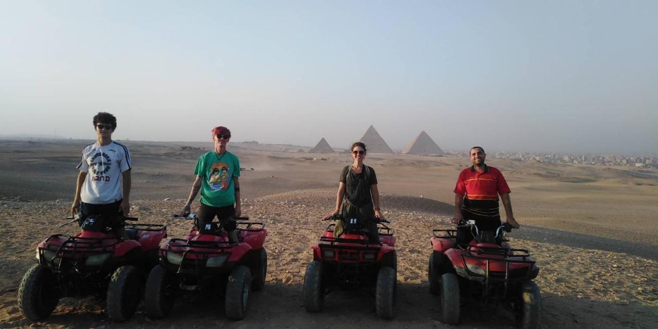 Queen Pyramids View Inn Kafrat al Jabal ภายนอก รูปภาพ
