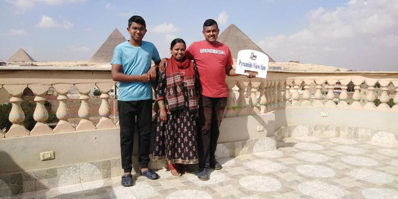 Queen Pyramids View Inn Kafrat al Jabal ภายนอก รูปภาพ