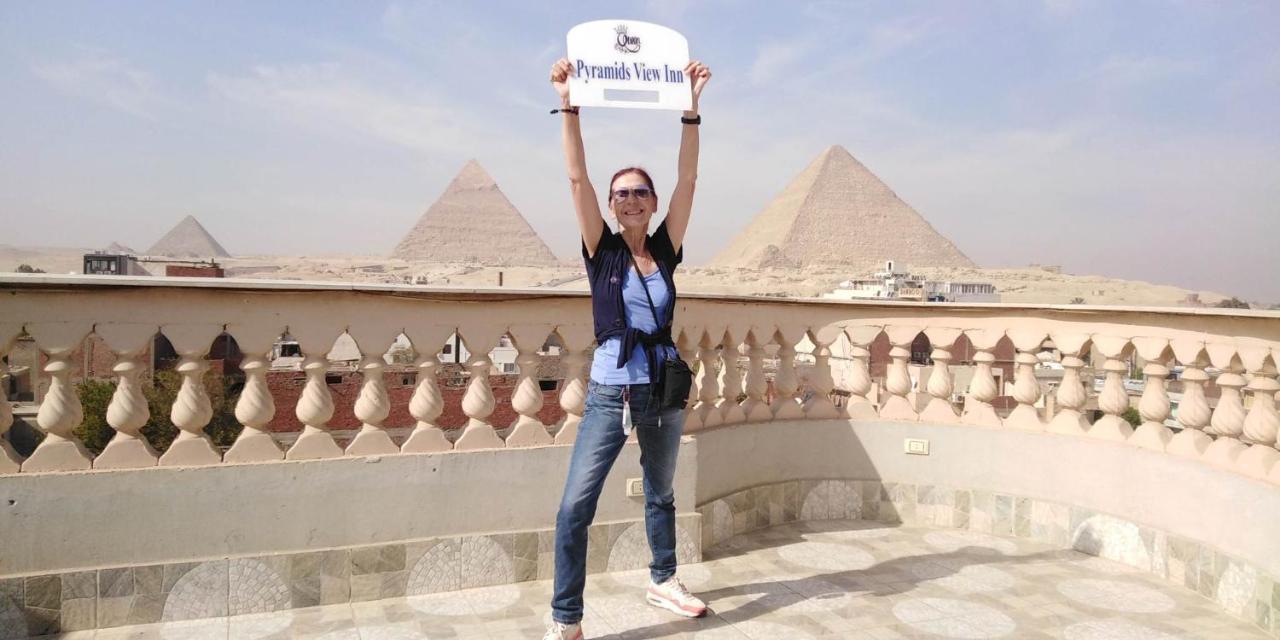 Queen Pyramids View Inn Kafrat al Jabal ภายนอก รูปภาพ