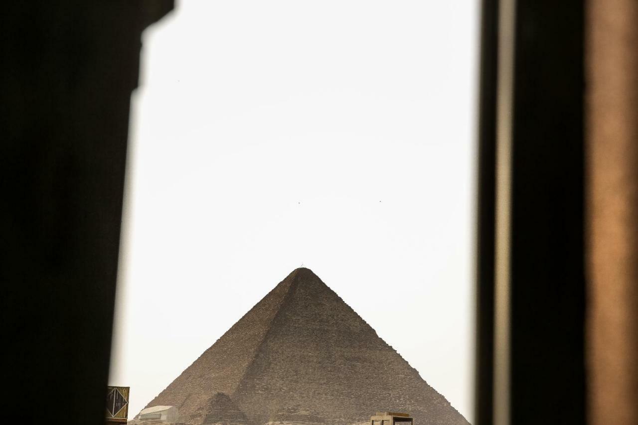 Queen Pyramids View Inn Kafrat al Jabal ภายนอก รูปภาพ